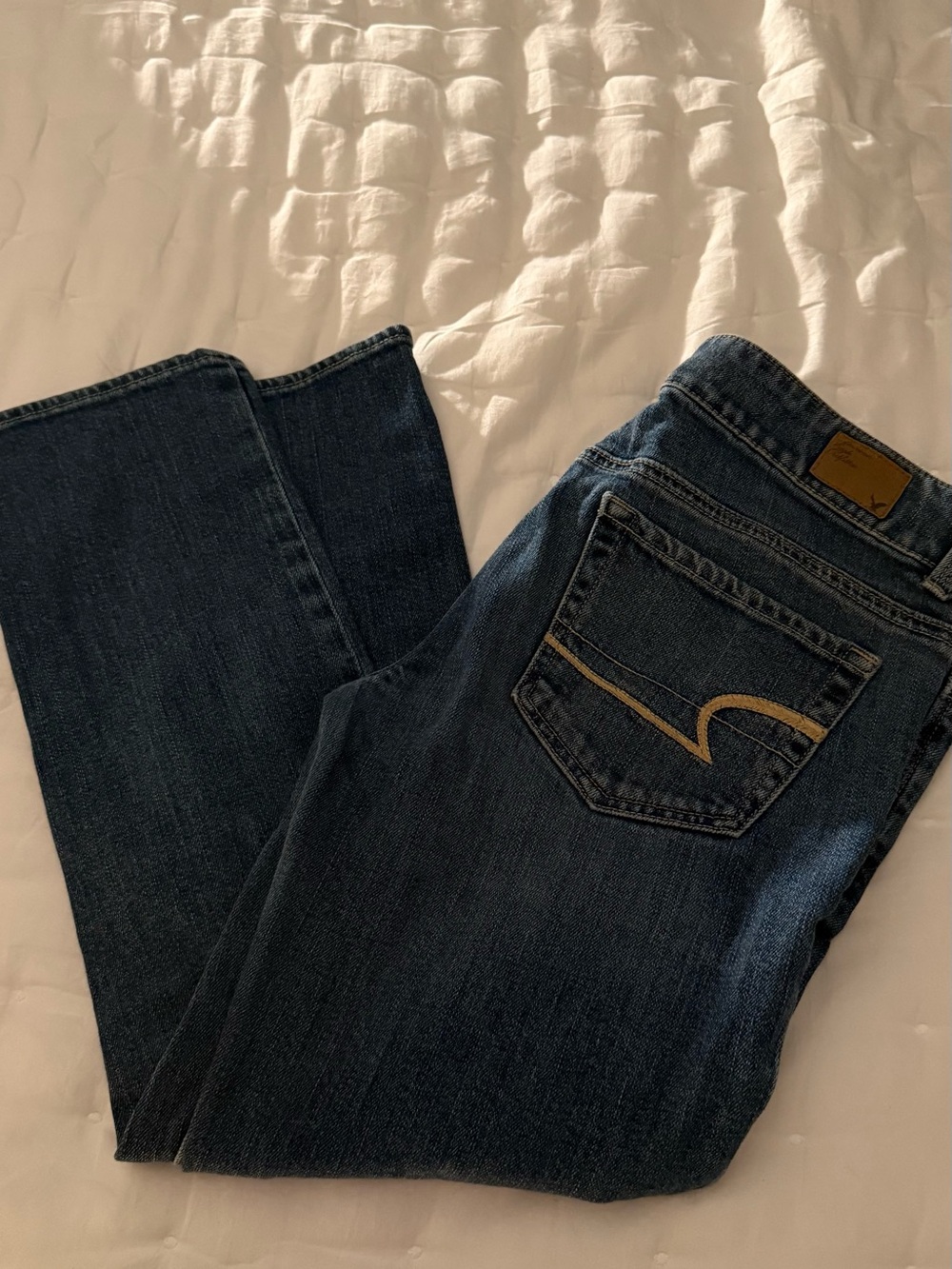 American Eagle Outfitters Dark Blue Bootcut Jeans